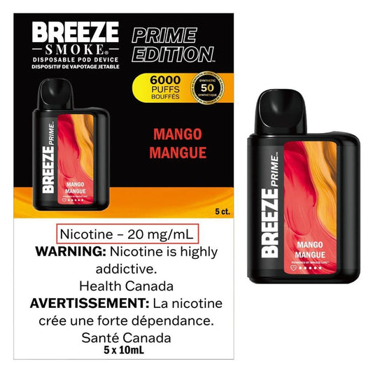 Breeze Prime 6000 Disposable Mango