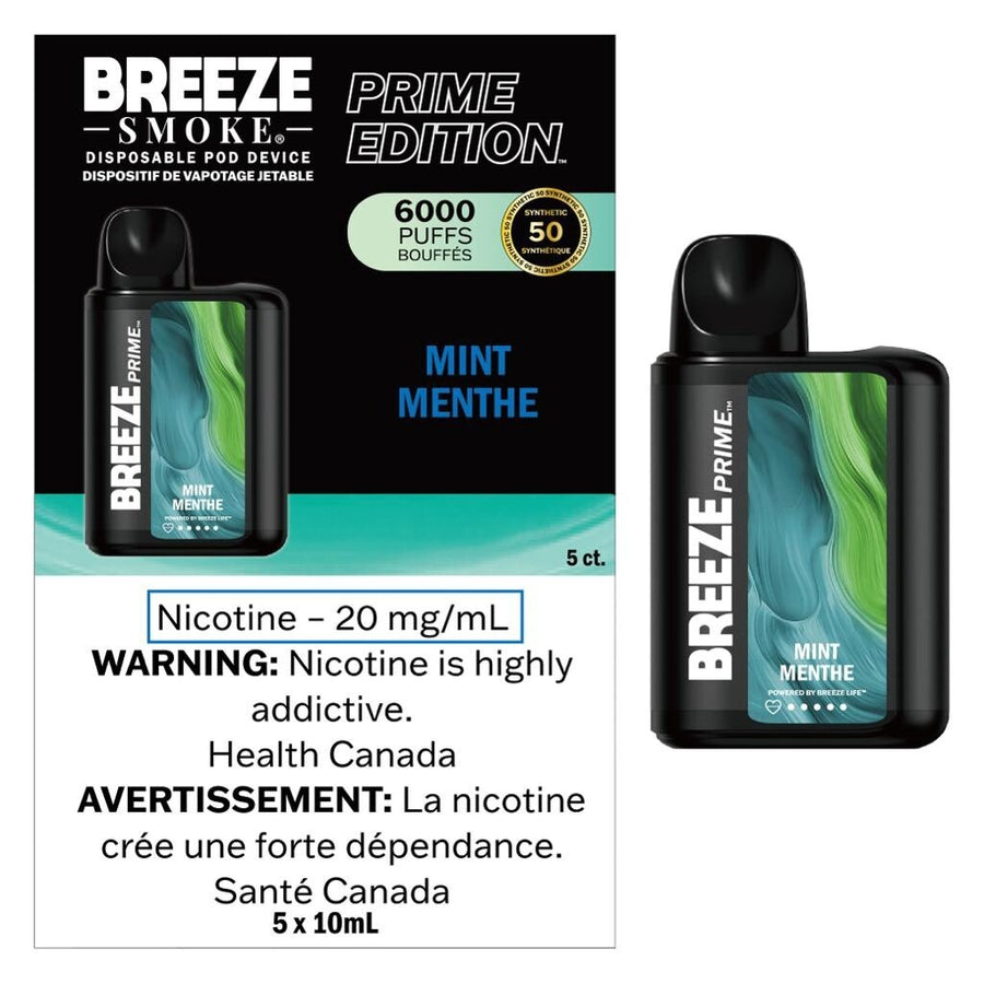 Breeze Prime 6000 Disposable Mint