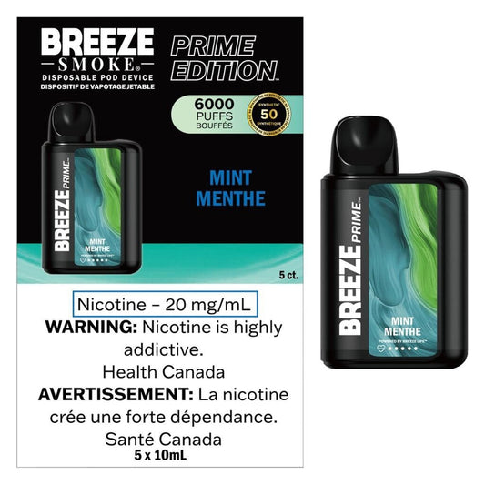 Breeze Prime 6000 Disposable Mint