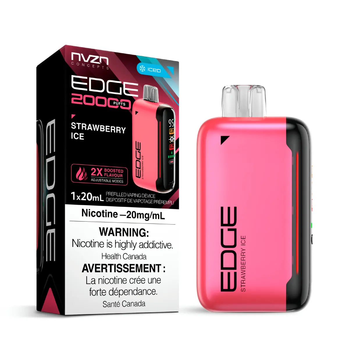 NVZN EDGE 20000 Disposable Strawberry Ice