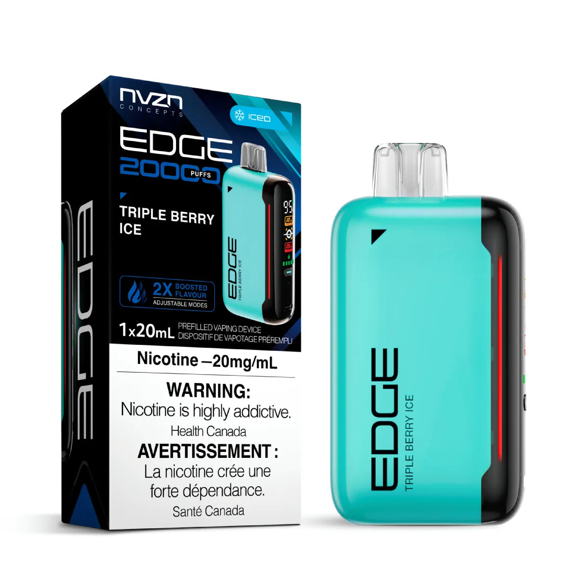 NVZN EDGE 20000 Disposable Triple Berry Ice