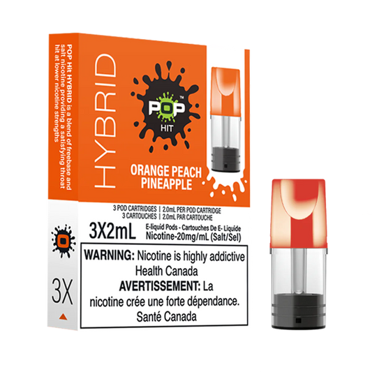 Pop Vapor Hybrid PODS Orange Peach Pineapple (3x2ml)