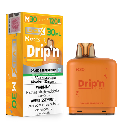 Level X Drip’n M Series Pod 30ml Orange Sparkle Ice