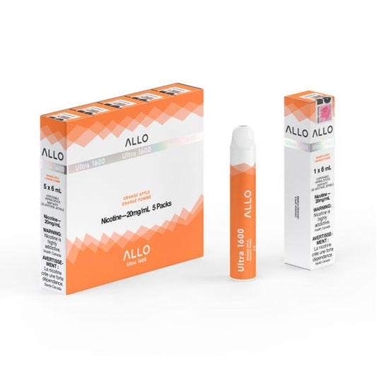 Allo Ultra Disposable 1600 Orange Apple