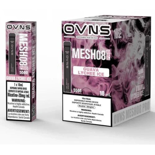 OVNS MESH08 PRO 5500 Disposable Guava Lychee Ice