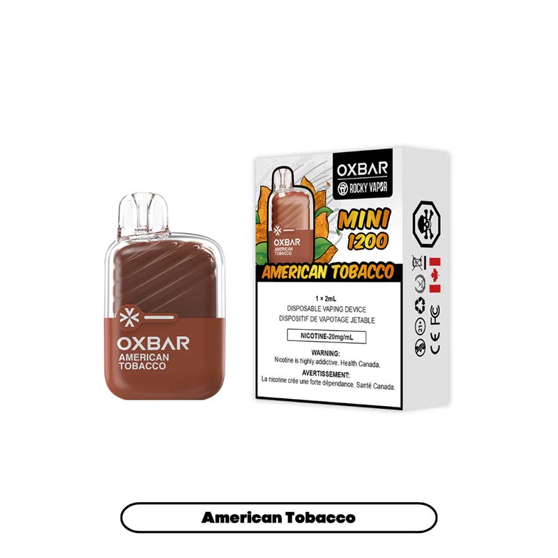 OXBAR MINI 1200 Disposable American Tobacco ONT