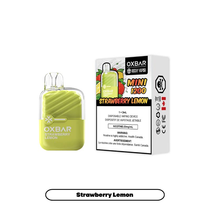 OXBAR MINI 1200 Disposable Strawberry Lemon ONT