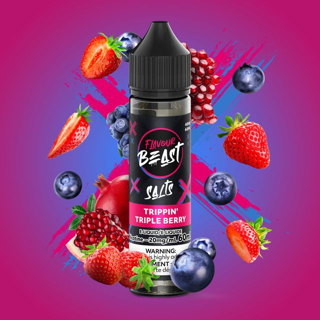 Flavour Beast Salts Trippin’ Triple Berry ONT