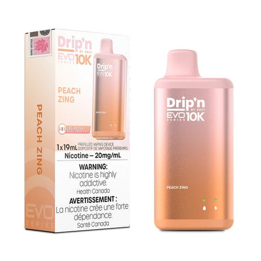 Drip’n By Envi Disposable EVO10K Peach Zing