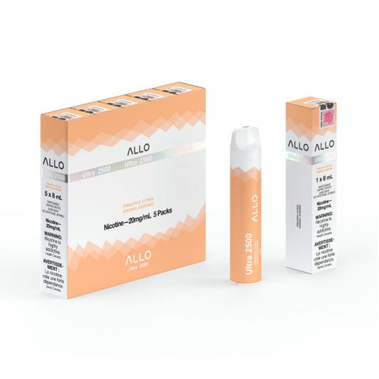 Allo Ultra Disposable 2500 Pineapple Citrus(20mg)