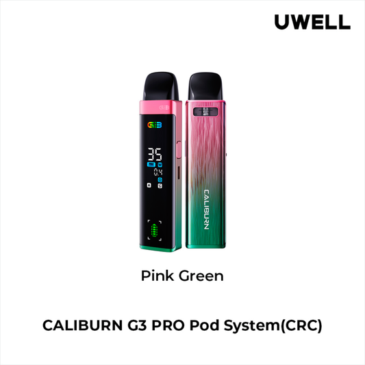 Caliburn G3 Pro Device Kit Pink Green