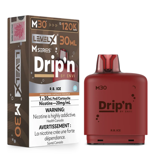 Level X Drip’n M Series Pod 30ml R.B.Ice