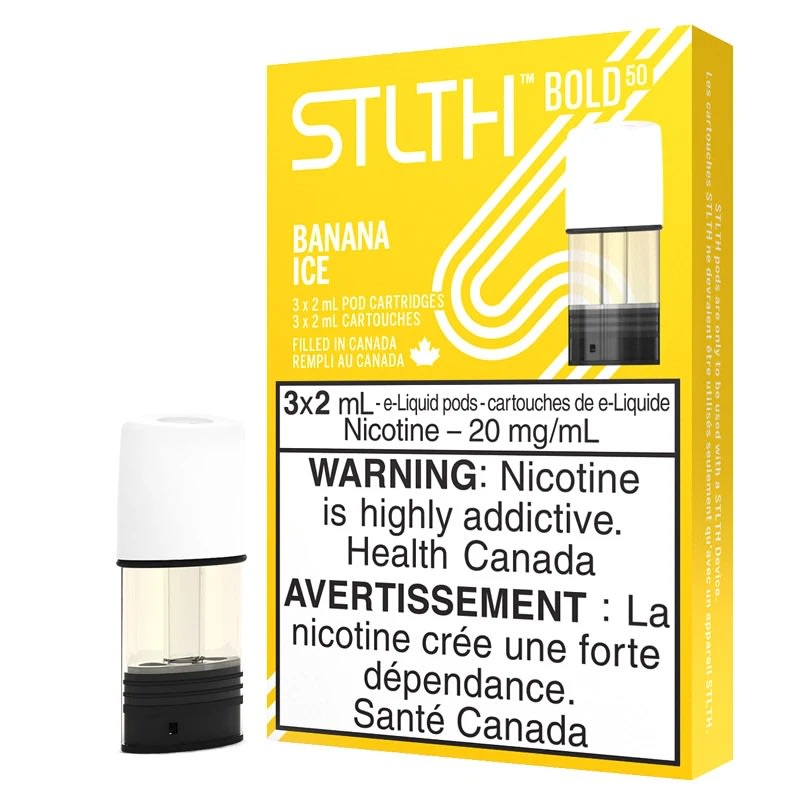 STLTH PODS BOLD50 Banana Ice (3x2ml)