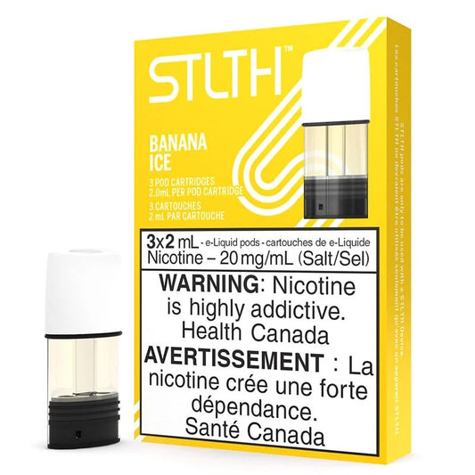 STLTH PODS Nic Free Banana Ice (3x2ml)