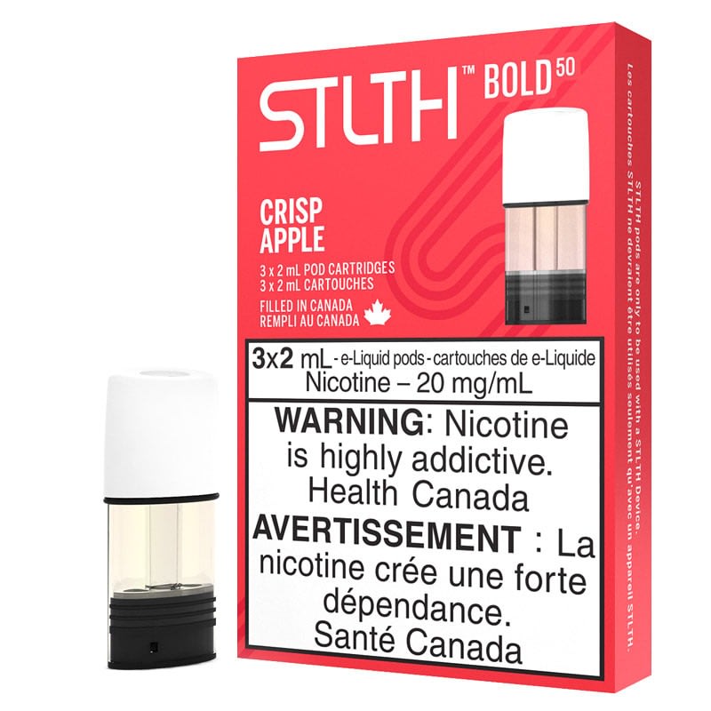 STLTH PODS BOLD50 Crisp Apple (3x2ml)