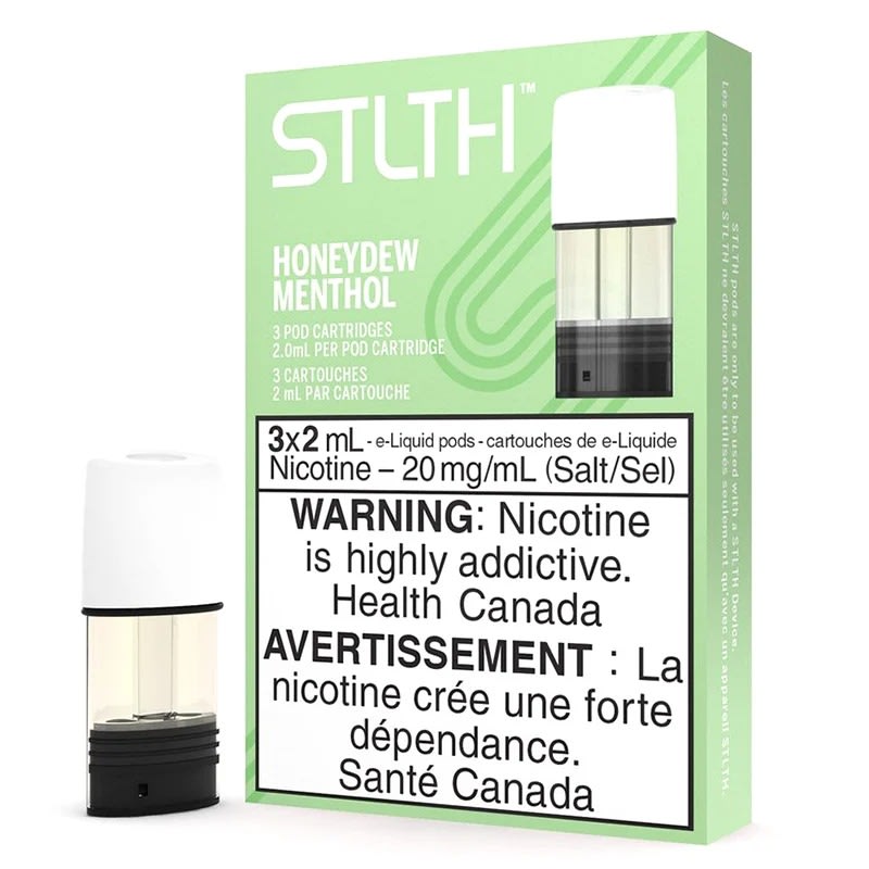 STLTH PODS Nic Free Honeydew Menthol  (3x2ml)