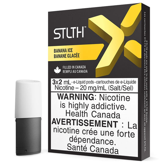 STLTH PODS X Banana Ice (3x2ml)