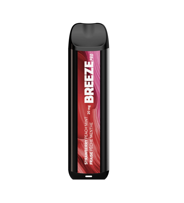 Breeze Smoke Pro Disposable Strawberry Peach Mint 4ml ONT