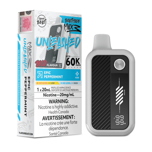 Flavour Beast Disposable Mode Max 3 60K Unleashed Epic Peppermint ONT