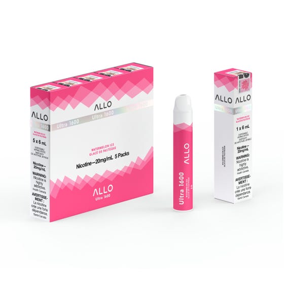 Allo Ultra Disposable 1600 Watermelon Ice ONT