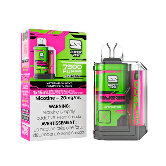 Super VPR7500 Disposable Watermelon Kiwi