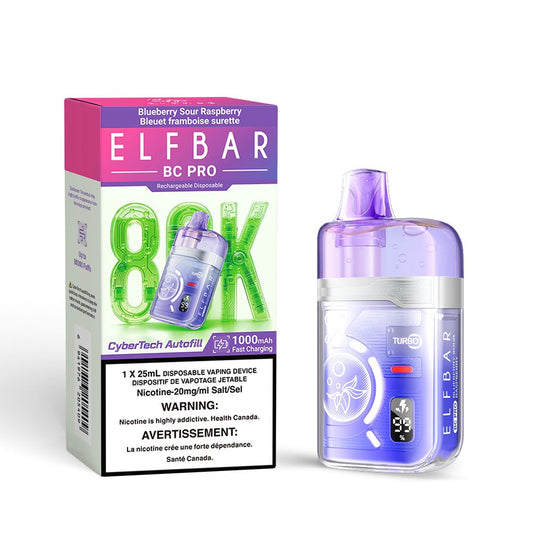 ELF BAR Disposable BC Pro 80K Blueberry Sour Raspberry