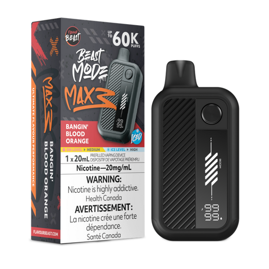 Flavour Beast Disposable Mode Max 3 60K Bangin’n Orange Iced ONT