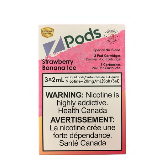 Z Lab Zpods Strawberry Banana Ice (3x2ml)