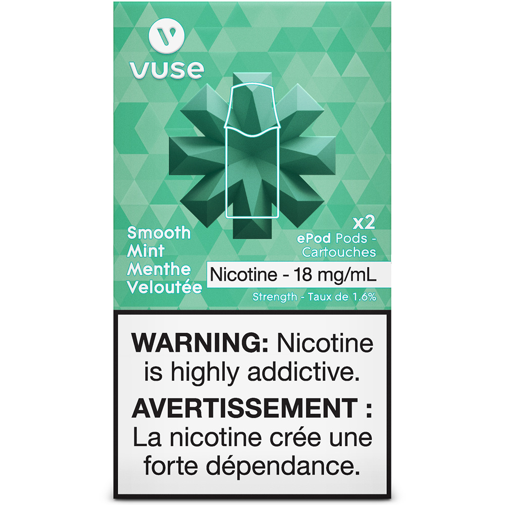Vuse ePod Smooth Mint Pods X2 ONT