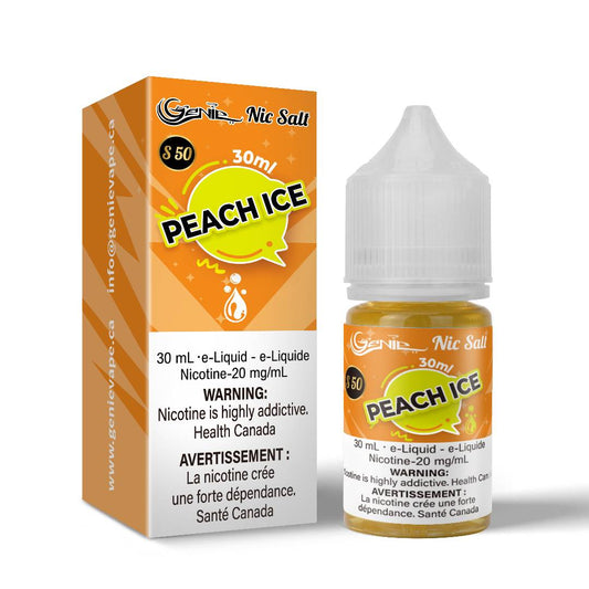 Genie Salts Peach Ice